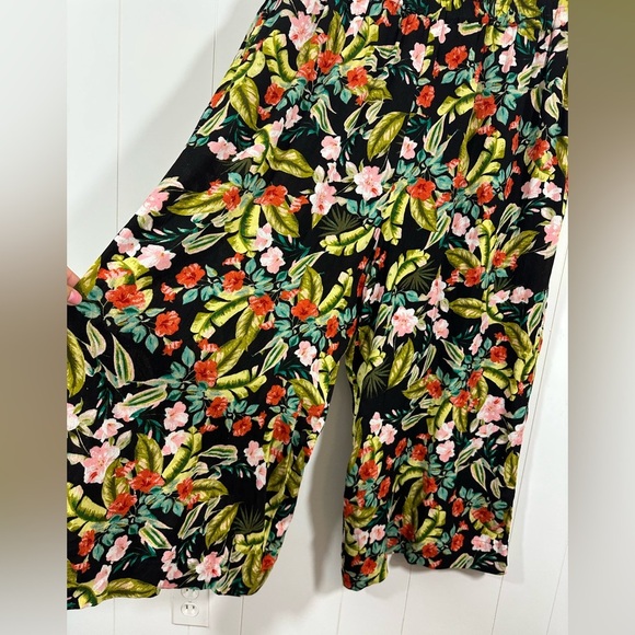 NEW Jessica Simpson Sz 2X 2Piece Set Crop Pants + V-Neck Top Island Wild Flower - Picture 7 of 15